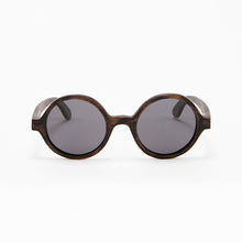 Load image into Gallery viewer, Fabrix Wooden Sunglasses - CLAYTON on Smoky Walnut Front