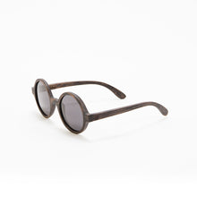 Load image into Gallery viewer, Fabrix Wooden Sunglasses - CLAYTON on Smoky Walnut Perspective