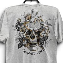 Load image into Gallery viewer, Memento Mori Unisex Triblend T-Shirt - White Fleck