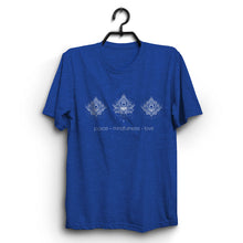 Load image into Gallery viewer, Fabrix Apparel Peace Mindfulness Love Heather Royal