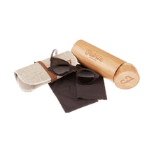 Load image into Gallery viewer, Fabrix Wooden Sunglasses - GRACE Ebony Whats In The Box