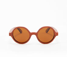 Load image into Gallery viewer, Fabrix Wooden Sunglasses - CLAYTON on Rosewood Front
