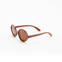 Load image into Gallery viewer, Fabrix Wooden Sunglasses - CLAYTON on Rosewood Perspective
