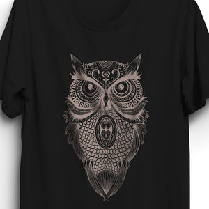 Fabrix Apparel Owl T-Shirt Black Zoom
