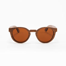 Load image into Gallery viewer, Fabrix Wooden Sunglasses - GRACE on Walnut Front
