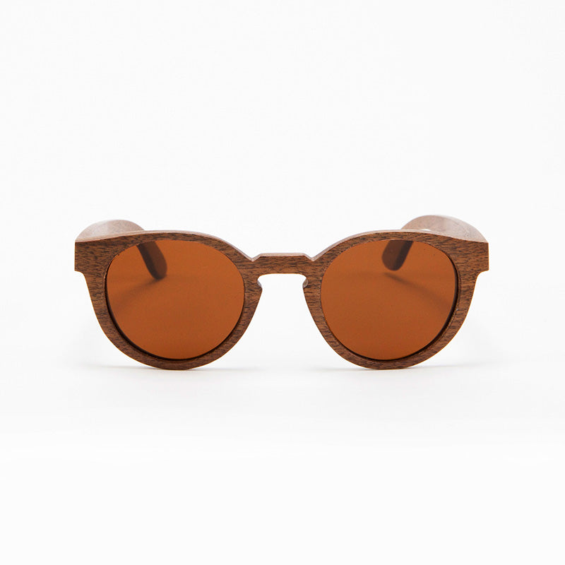 Fabrix Wooden Sunglasses - GRACE on Walnut Front
