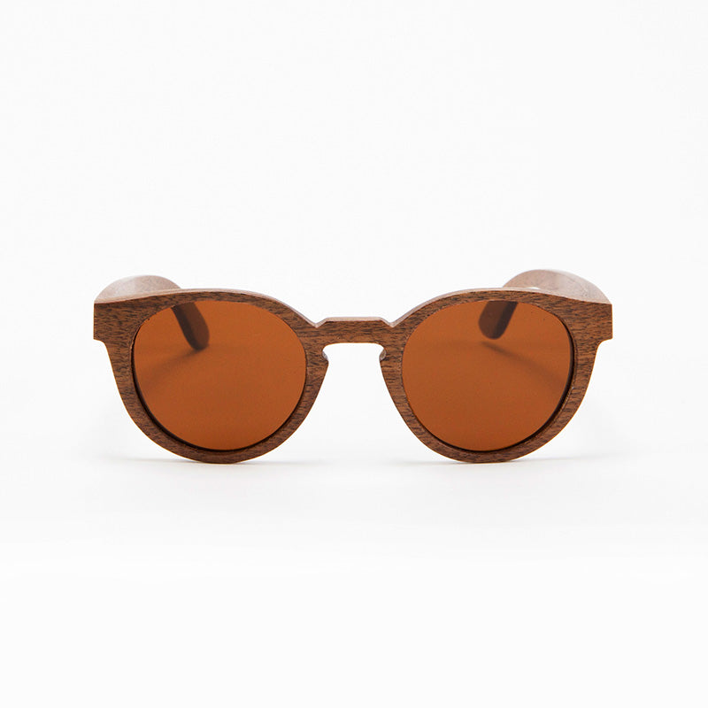 GRACE on Walnut | Handmade Vegan Wooden Sunglasses – Fabrix  display picture 1