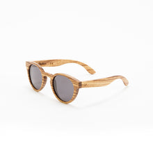 Load image into Gallery viewer, Fabrix Wooden Sunglasses - GRACE on Zebra Perspective
