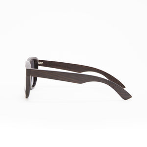 Fabrix Wooden Sunglasses - JARVIS on Ebony Side