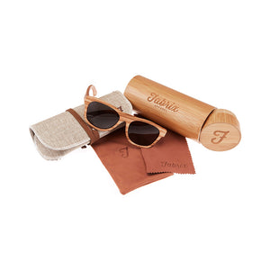 Fabrix Wooden Sunglasses - JARVIS Oak Whats In The Box
