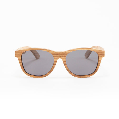 Fabrix Wooden Sunglasses - JARVIS on Zebra Front