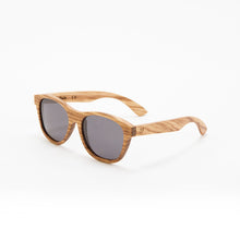 Load image into Gallery viewer, Fabrix Wooden Sunglasses - JARVIS on Zebra Perspective

