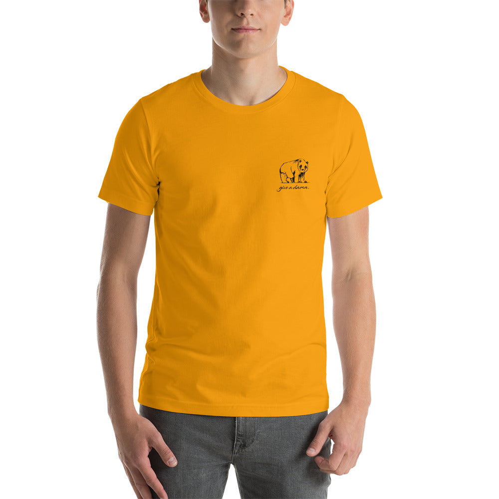 Give A Damn Unisex T-Shirt - Orange
